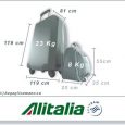 Alitalia bagaglio a mano e borsa