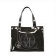 Borsa armani nera lucida