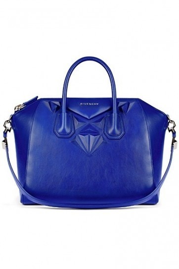 borsa blu elettrico