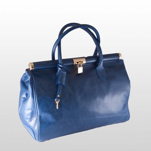 borsa blu