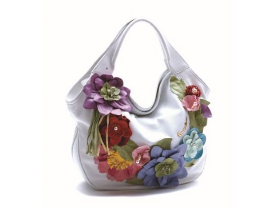 borsa con fiori