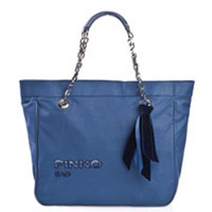 borsa pinko blu