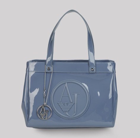 borsa shopping armani jeans vernice