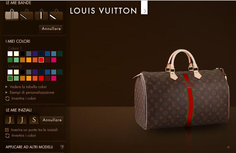 bauletto louis vuitton personalizzato