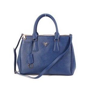 borsa blu prada