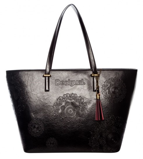 borsa desigual nera