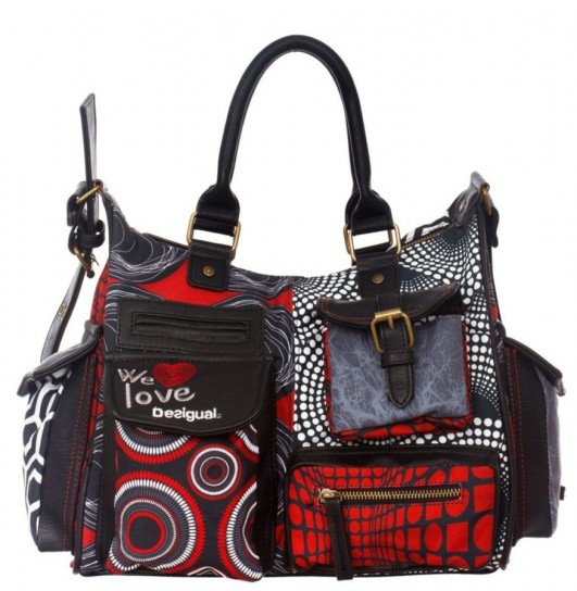 borsa desigual rossa