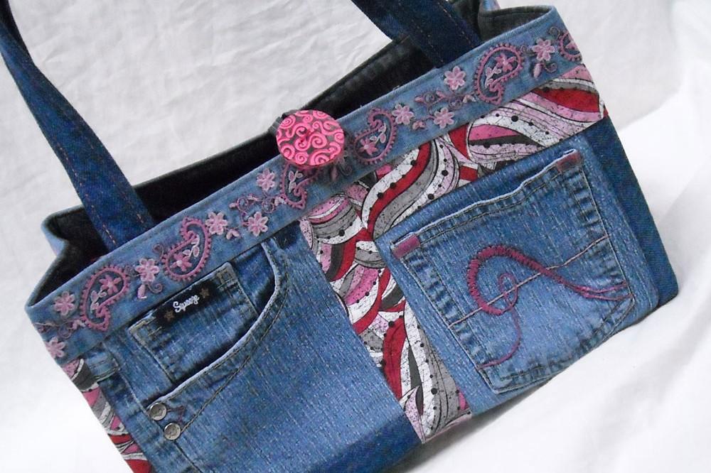 borsa jeans fai da te