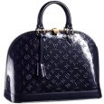 Borsa louis vuitton nera lucida