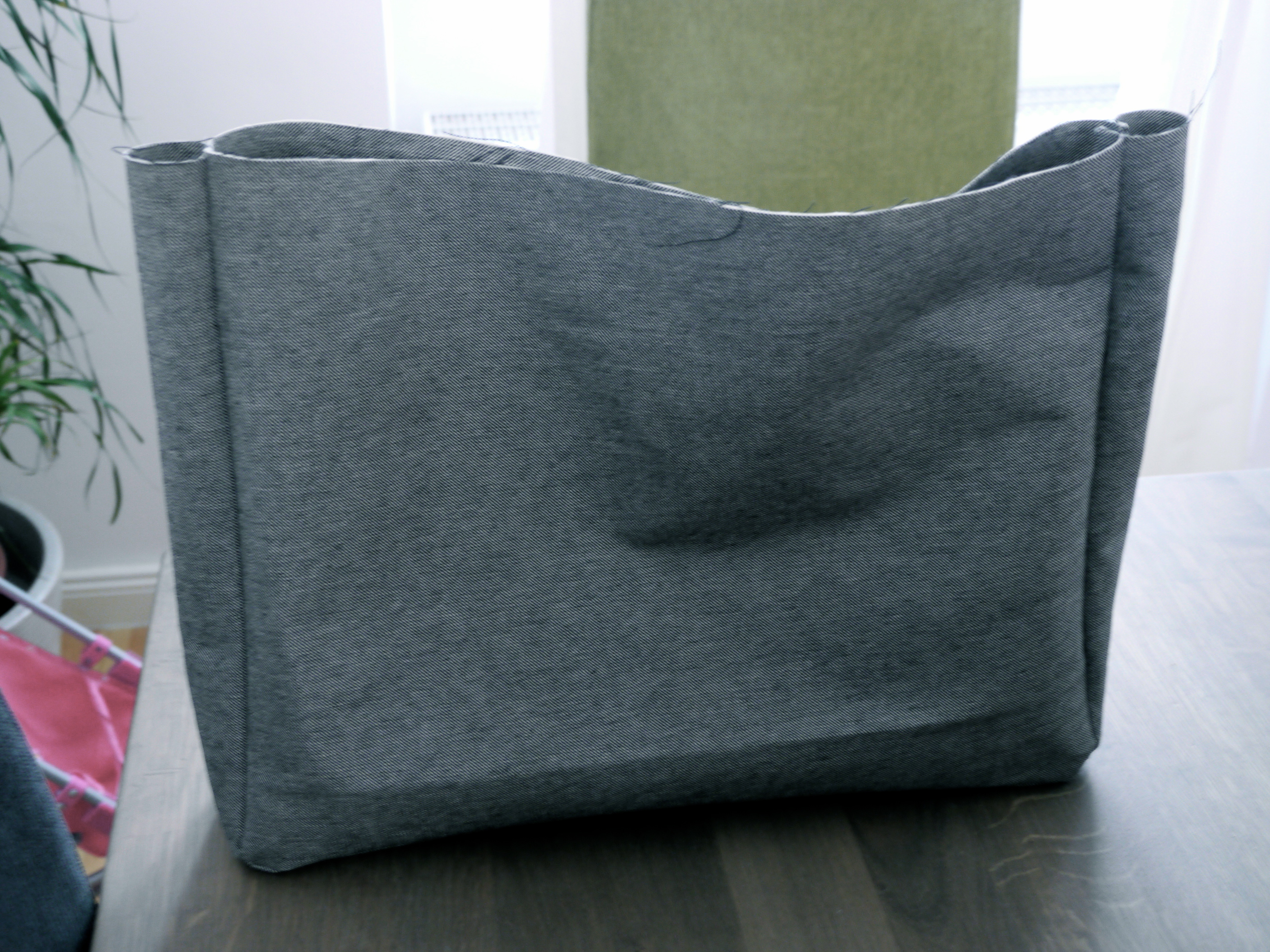come fare una borsa di stoffa rigida