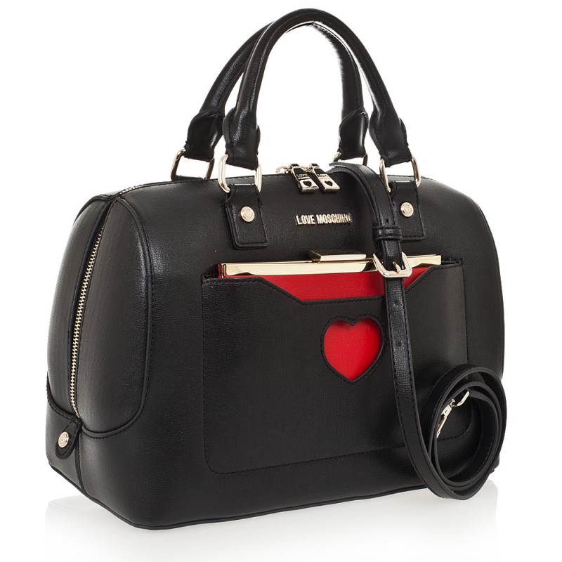 borsa bauletto love moschino