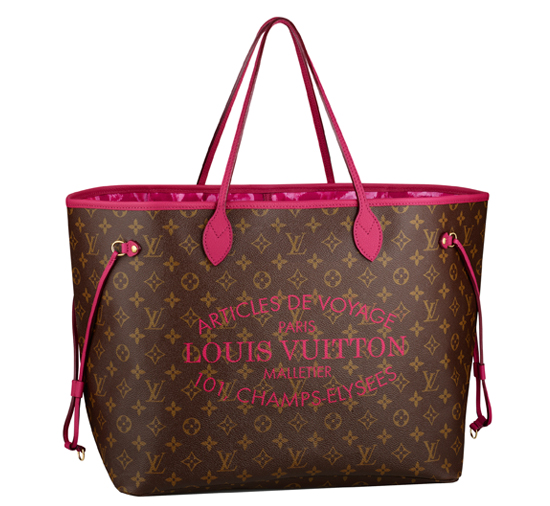 borsa louis vuitton fucsia