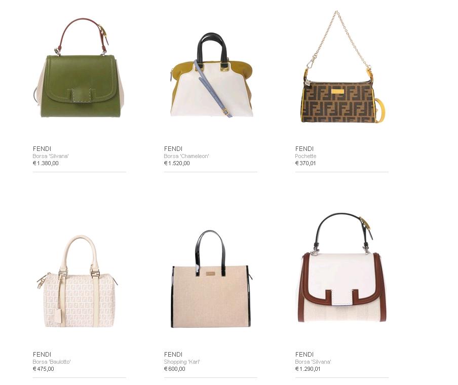 fendi borse on line